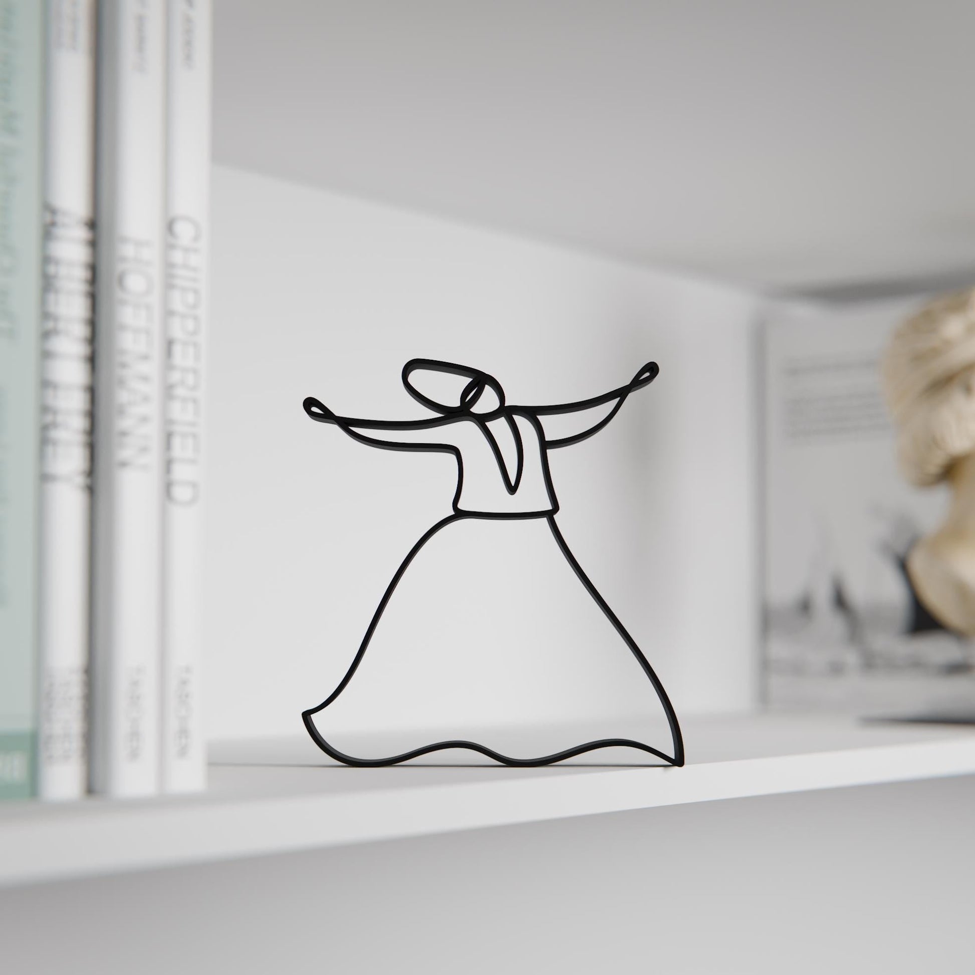 Anatolian Gift BoxRumi - Line Art Figure