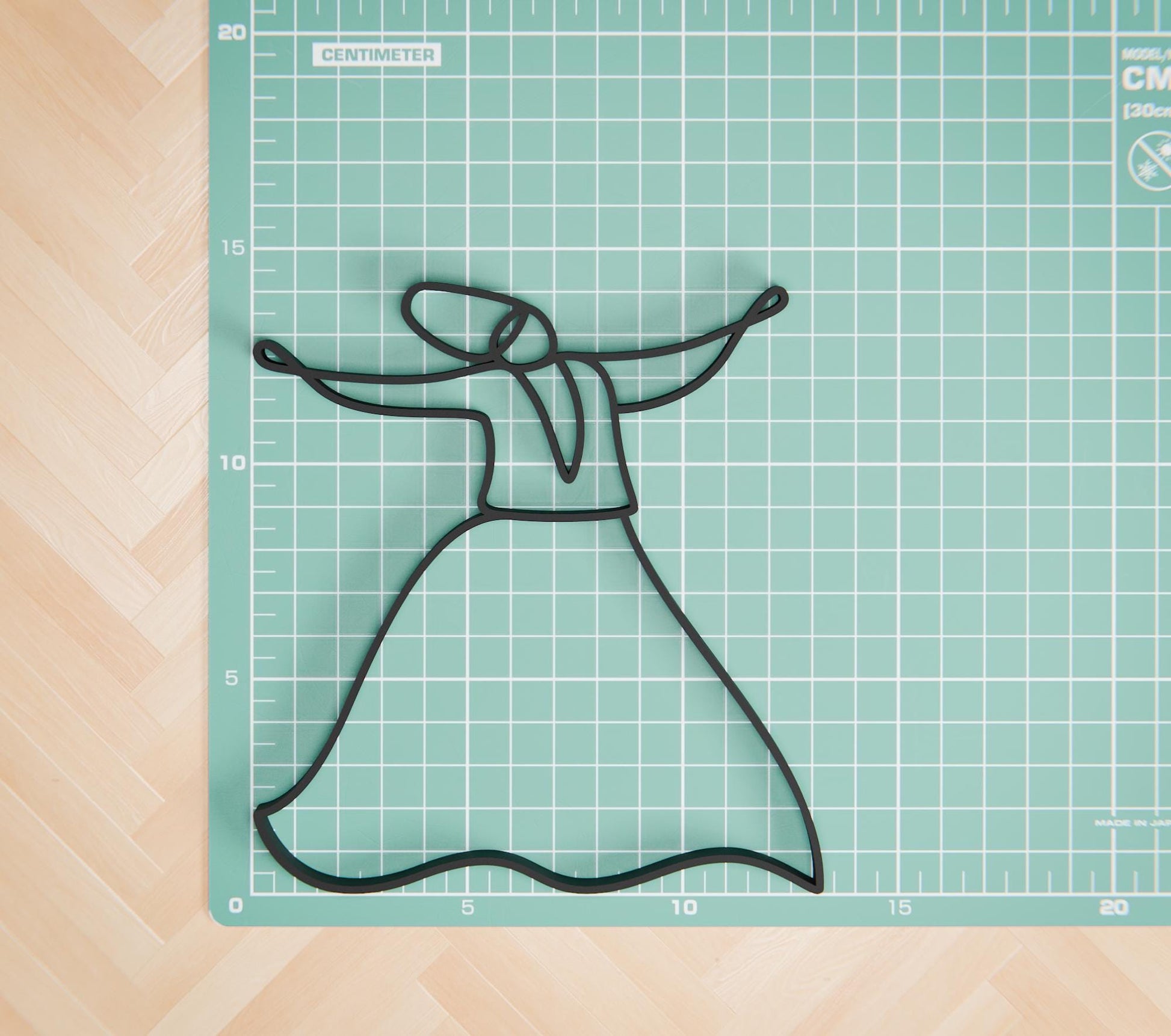 Anatolian Gift BoxRumi - Line Art Figure