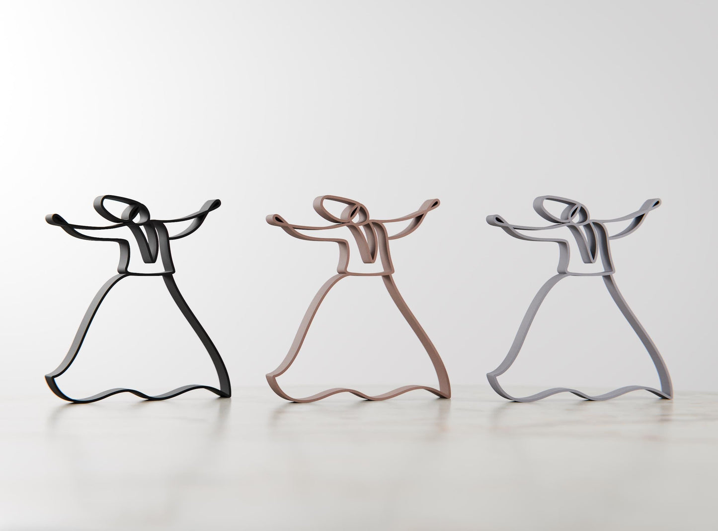 Anatolian Gift BoxRumi - Line Art Figure