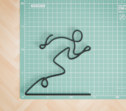 Runner - Customized Line Art Figure