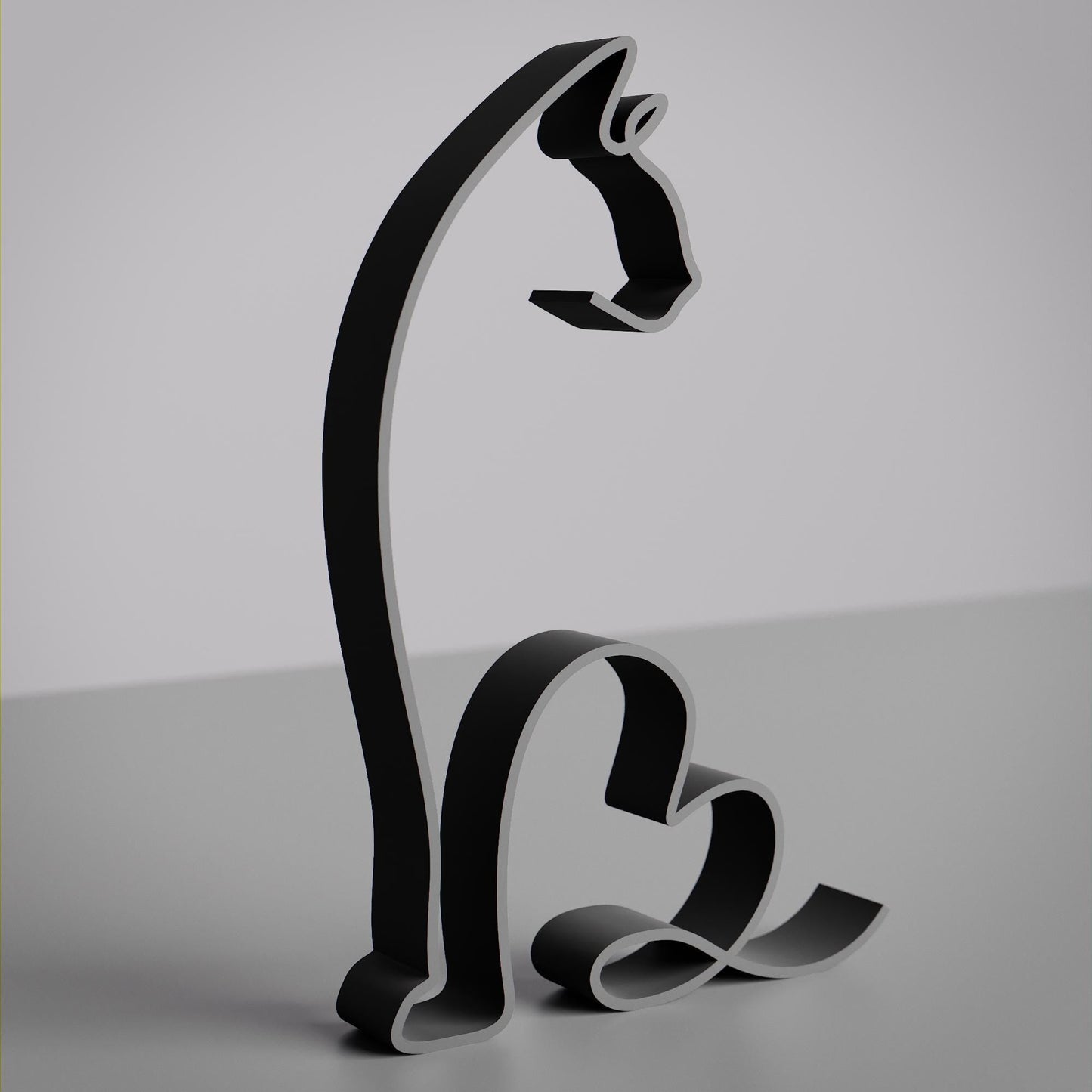 Anatolian Gift BoxRussian Blue Cat 17 - Line Art Figure