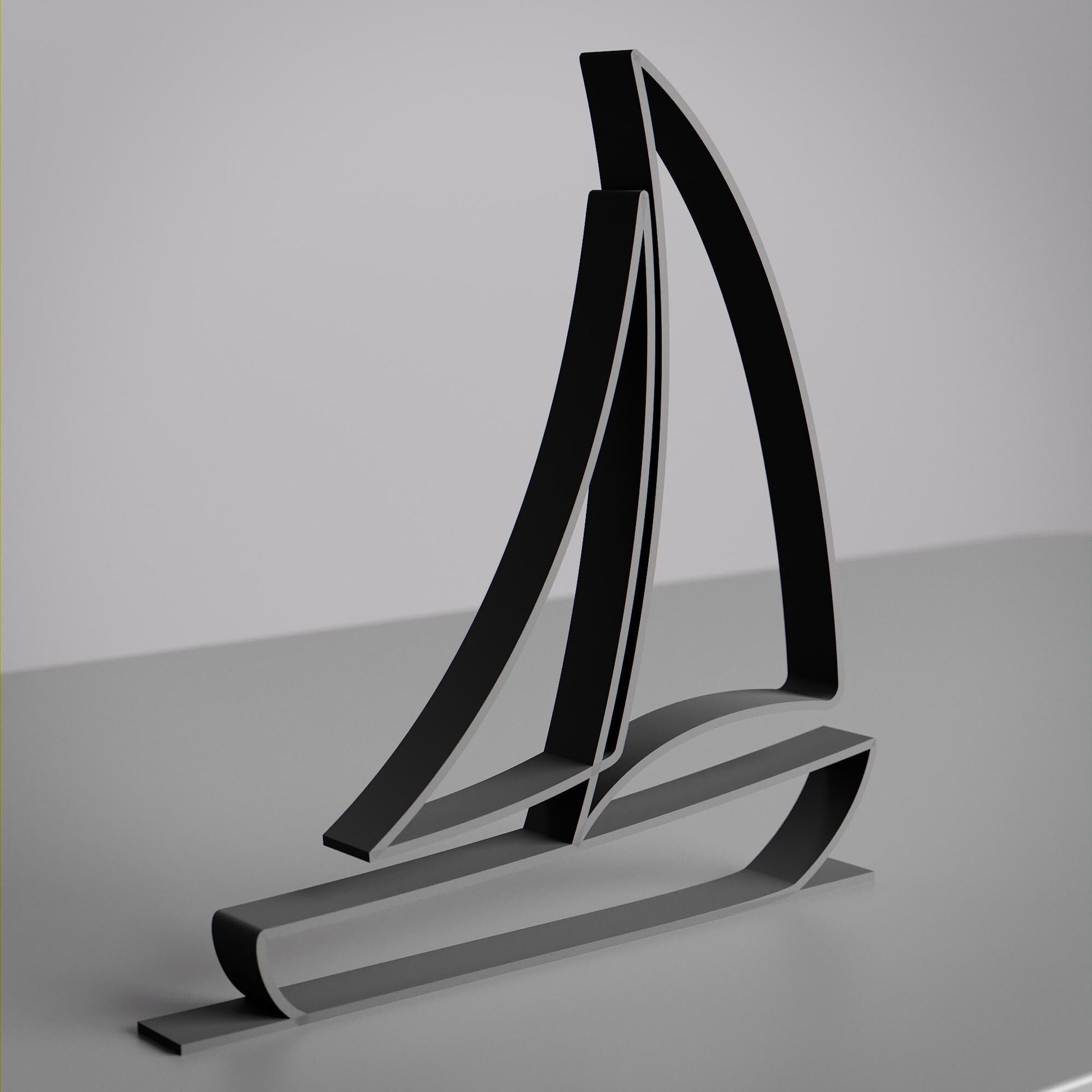 Anatolian Gift BoxSailboat - Customized Line Art Figure