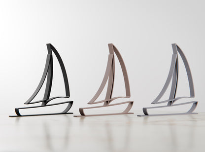 Anatolian Gift BoxSailboat - Customized Line Art Figure