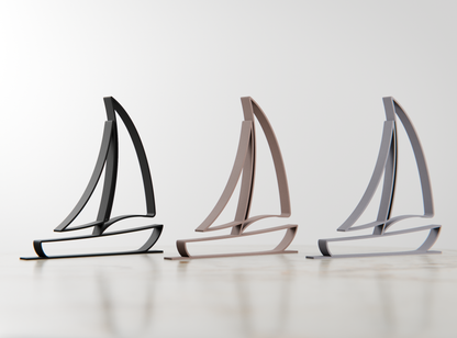 Sailboat - Customized Line Art Figure