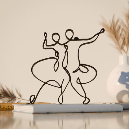 Anatolian Gift BoxSalsa Dancers - Line Art Figure