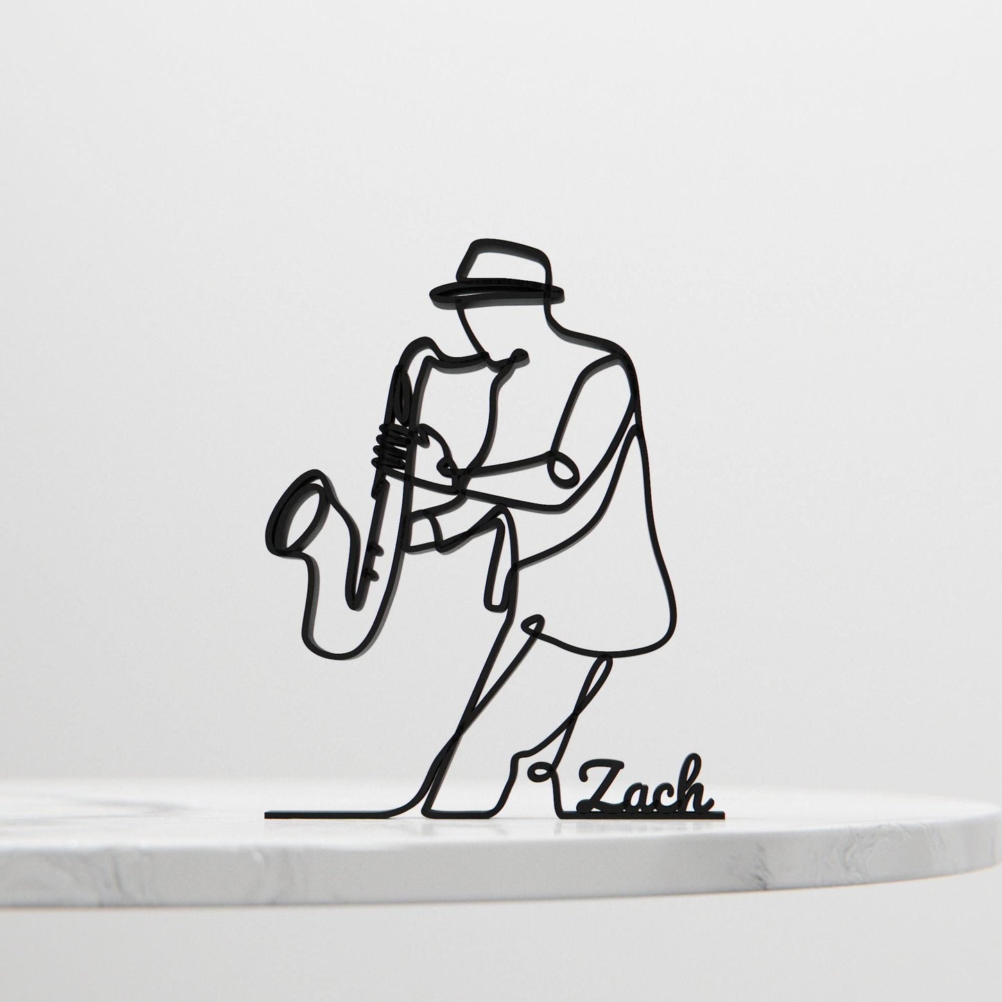 Anatolian Gift BoxSaxophonist - Customized Line Art Figure
