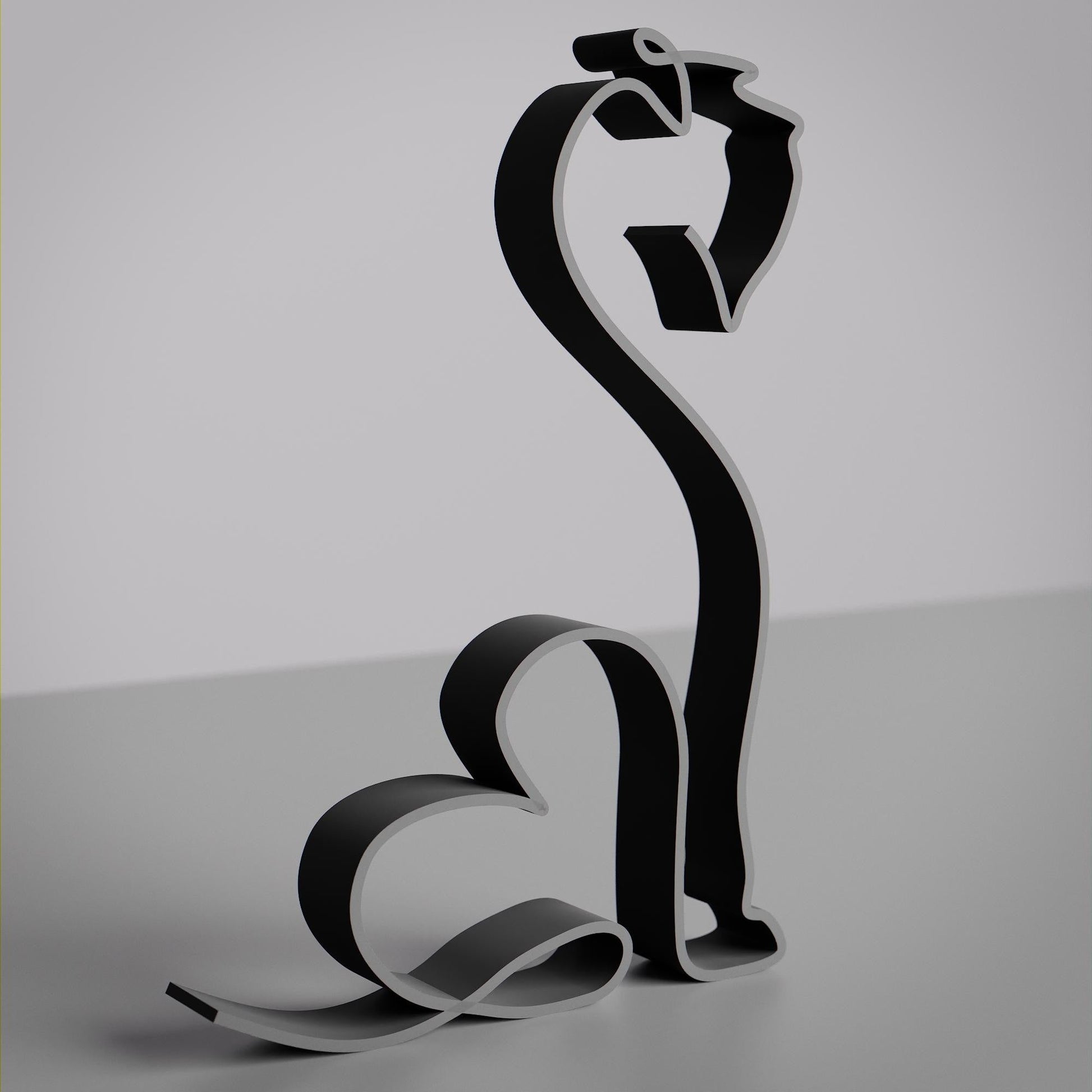 Anatolian Gift BoxSchnauzer Dog 38 - Line Art Figure