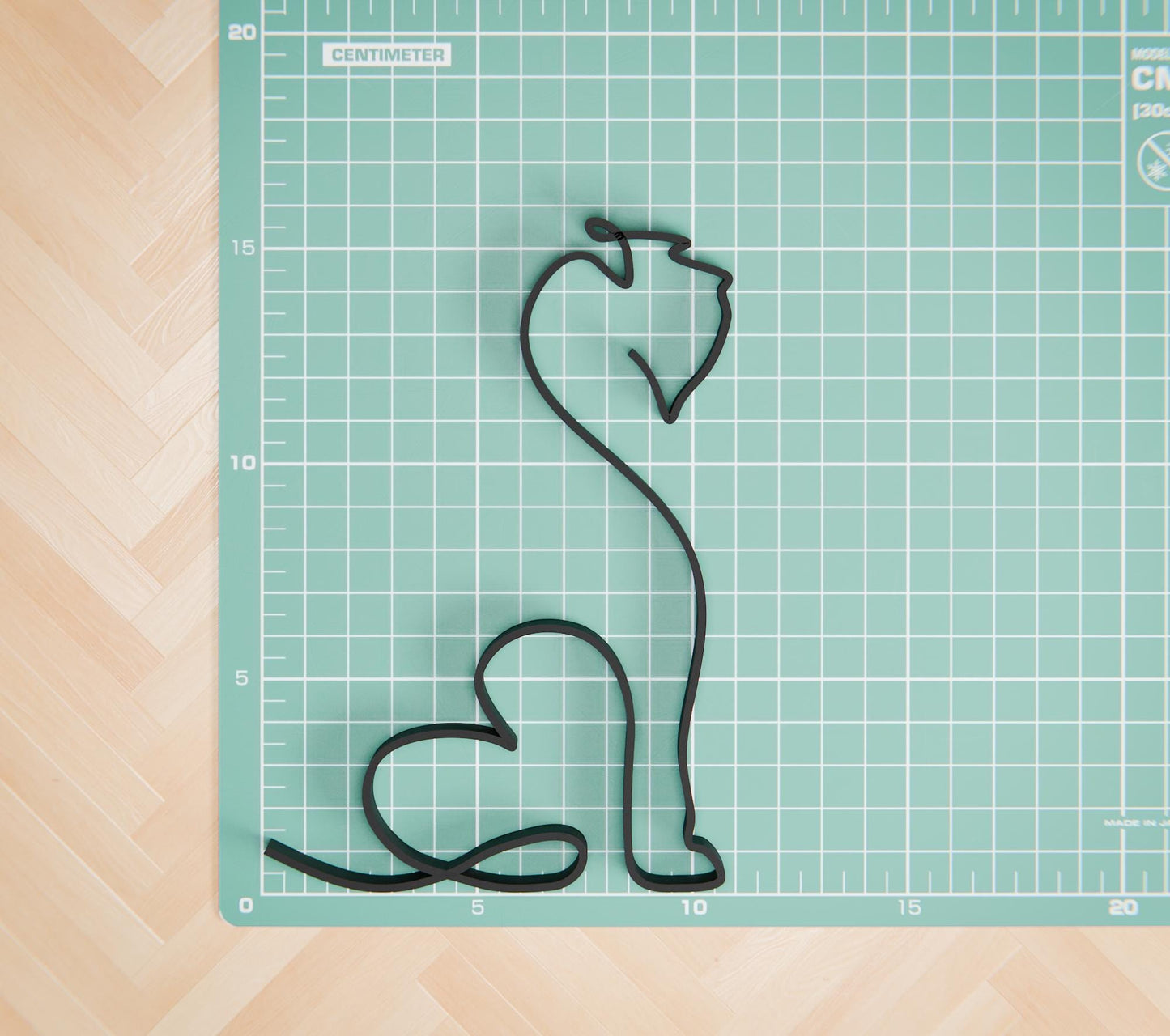 Anatolian Gift BoxSchnauzer Dog 38 - Line Art Figure