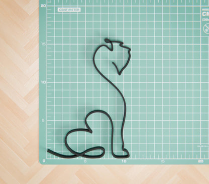 Anatolian Gift BoxSchnauzer Dog 38 - Line Art Figure