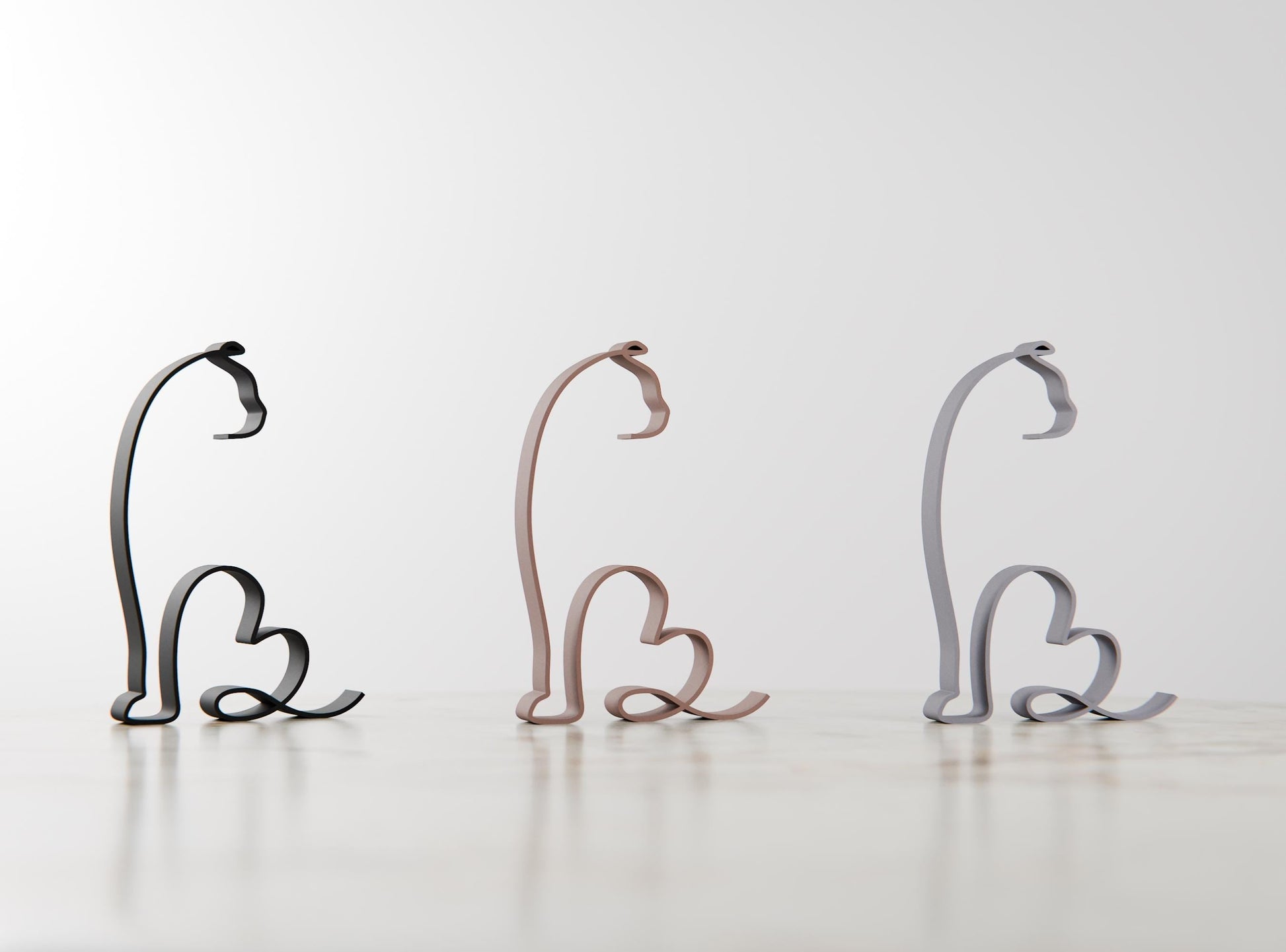 Anatolian Gift BoxScottish Fold Shorthair Cat 08 - Line Art Figure