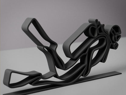 Anatolian Gift BoxScuba Diver - Customized Line Art Figure