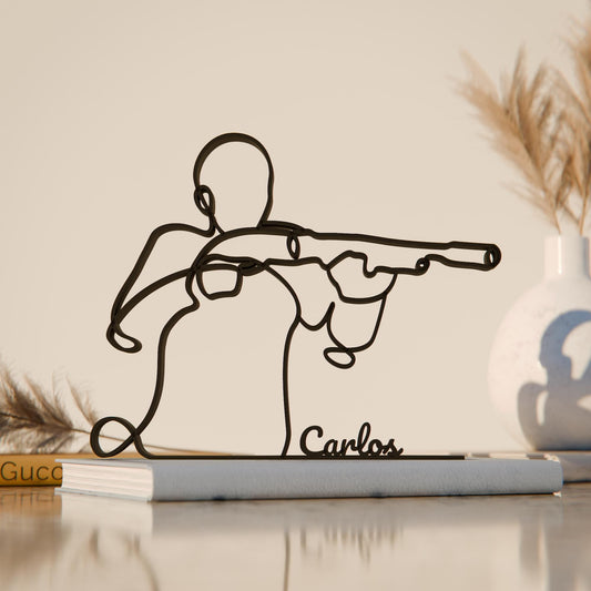 Anatolian Gift BoxShooter - Customized Line Art Figure