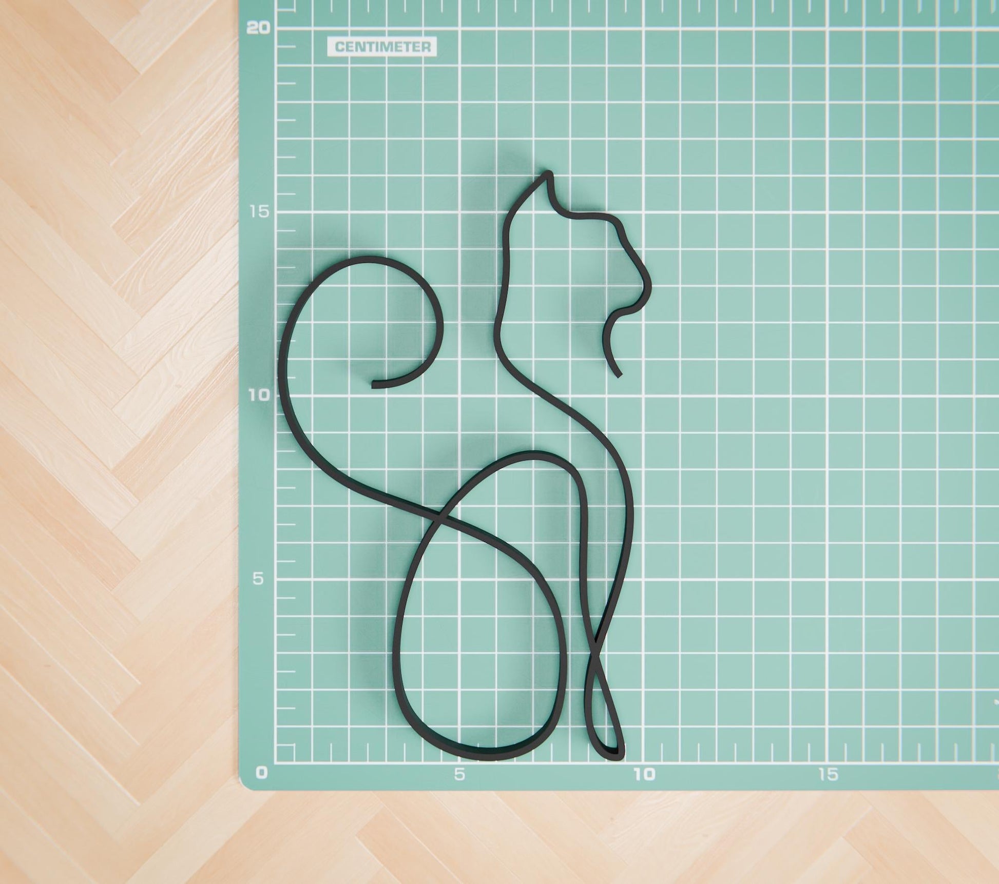 Anatolian Gift BoxSiamese Cat 04 - Line Art Figure