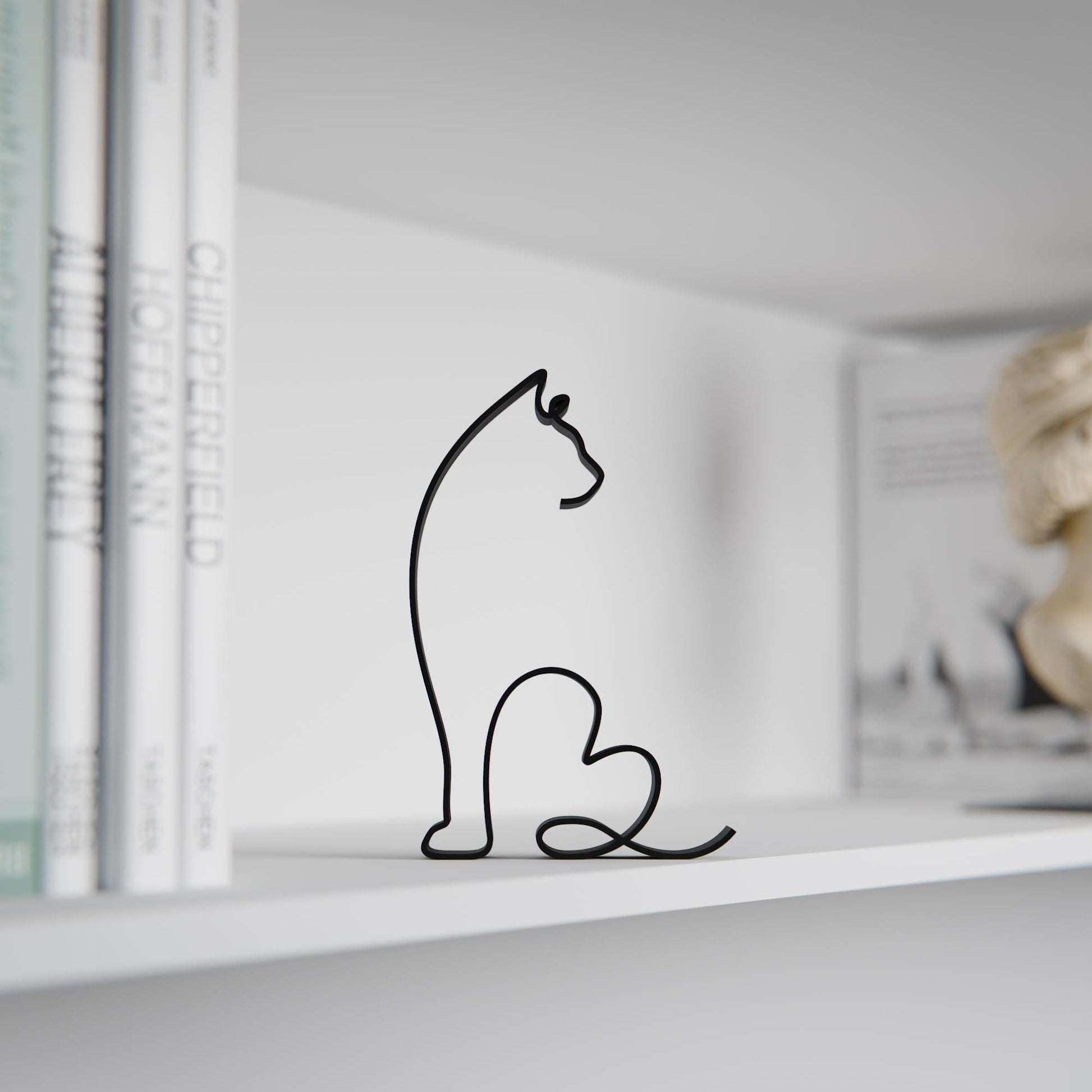 Anatolian Gift BoxSiberian Cat 15 - Line Art Figure