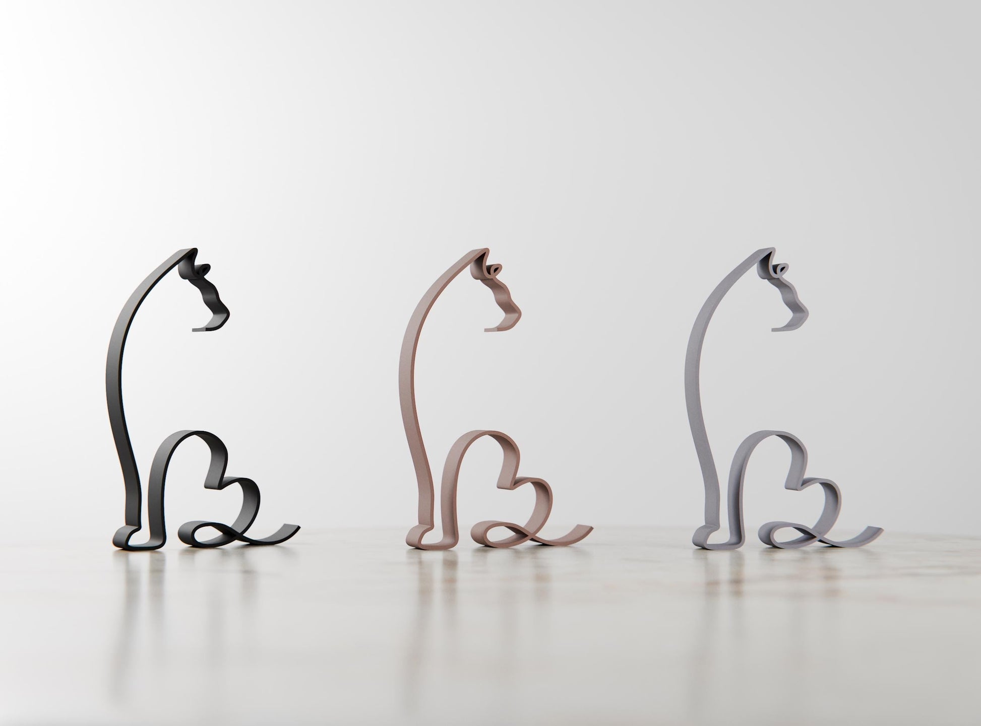 Anatolian Gift BoxSiberian Cat 15 - Line Art Figure