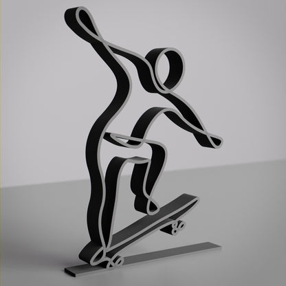 Anatolian Gift BoxSkater - Customized Line Art Figure