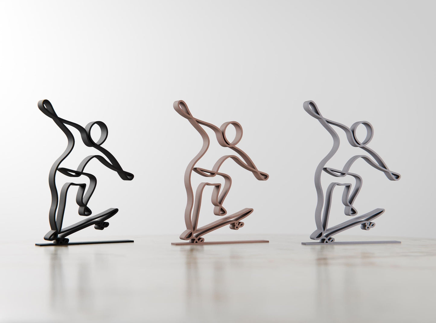 Anatolian Gift BoxSkater - Customized Line Art Figure