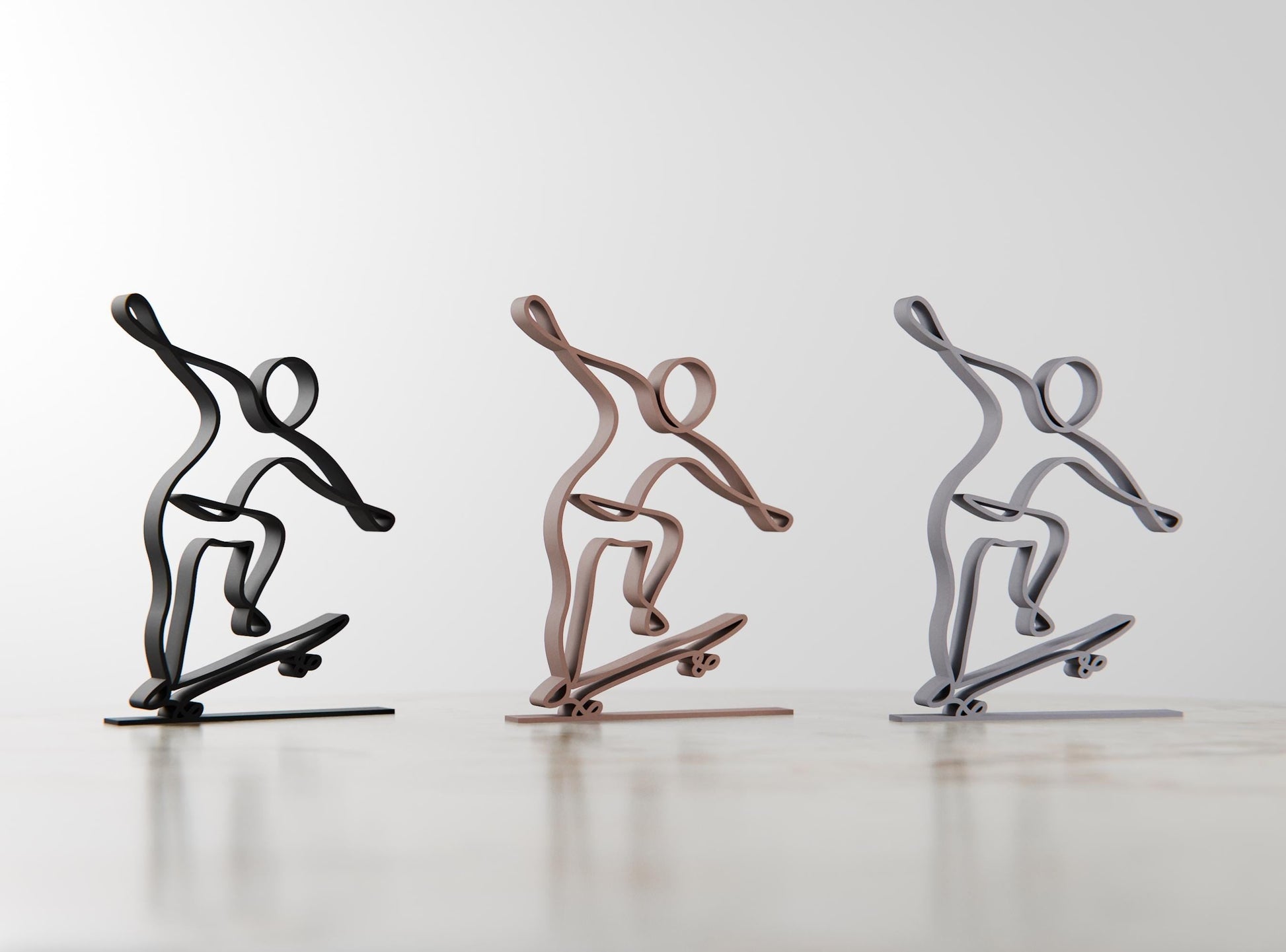 Anatolian Gift BoxSkater - Customized Line Art Figure