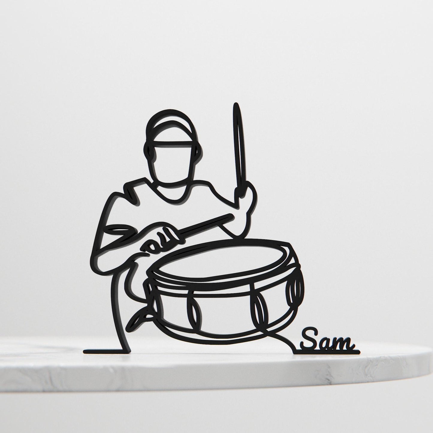 Anatolian Gift BoxSnare Drummer - Customized Line Art Figure