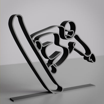 Anatolian Gift BoxSnowboarder - Customized Line Art Figure