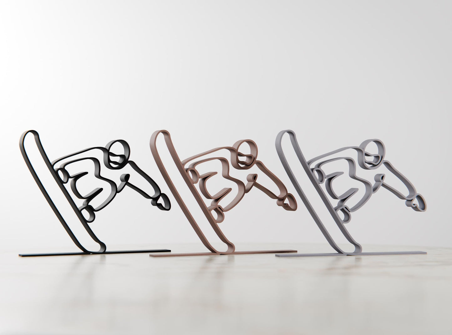 Anatolian Gift BoxSnowboarder - Customized Line Art Figure