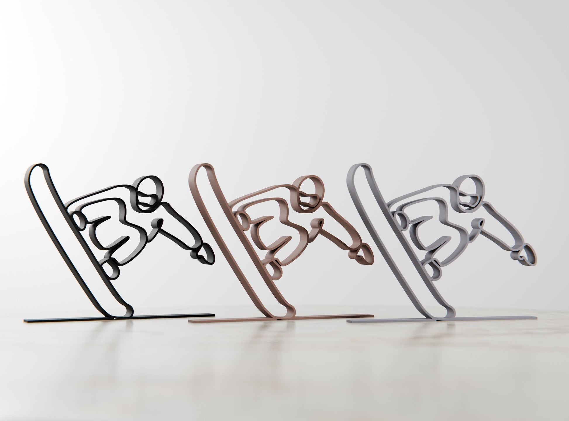 Anatolian Gift BoxSnowboarder - Customized Line Art Figure