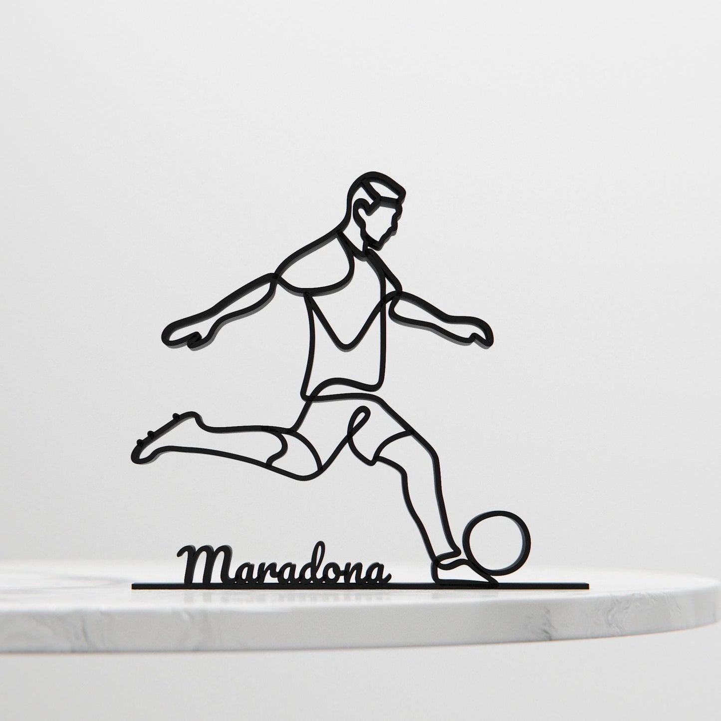 Anatolian Gift BoxSoccer Player - Customized Line Art Figure