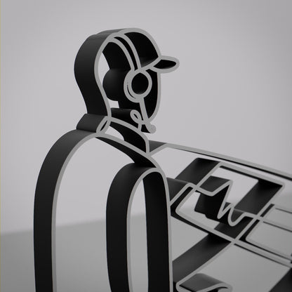 Anatolian Gift BoxSound Engineer - Customized Line Art Figure