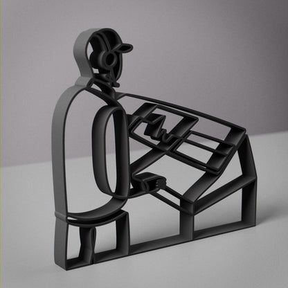 Anatolian Gift BoxSound Engineer - Customized Line Art Figure