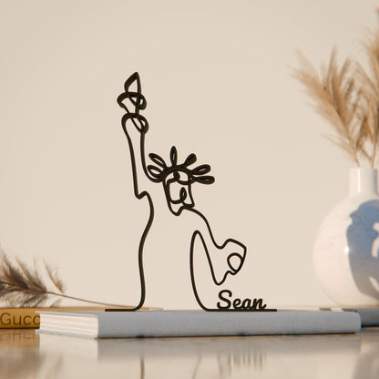 Anatolian Gift BoxStatue of Liberty - Customized Line Art Figure