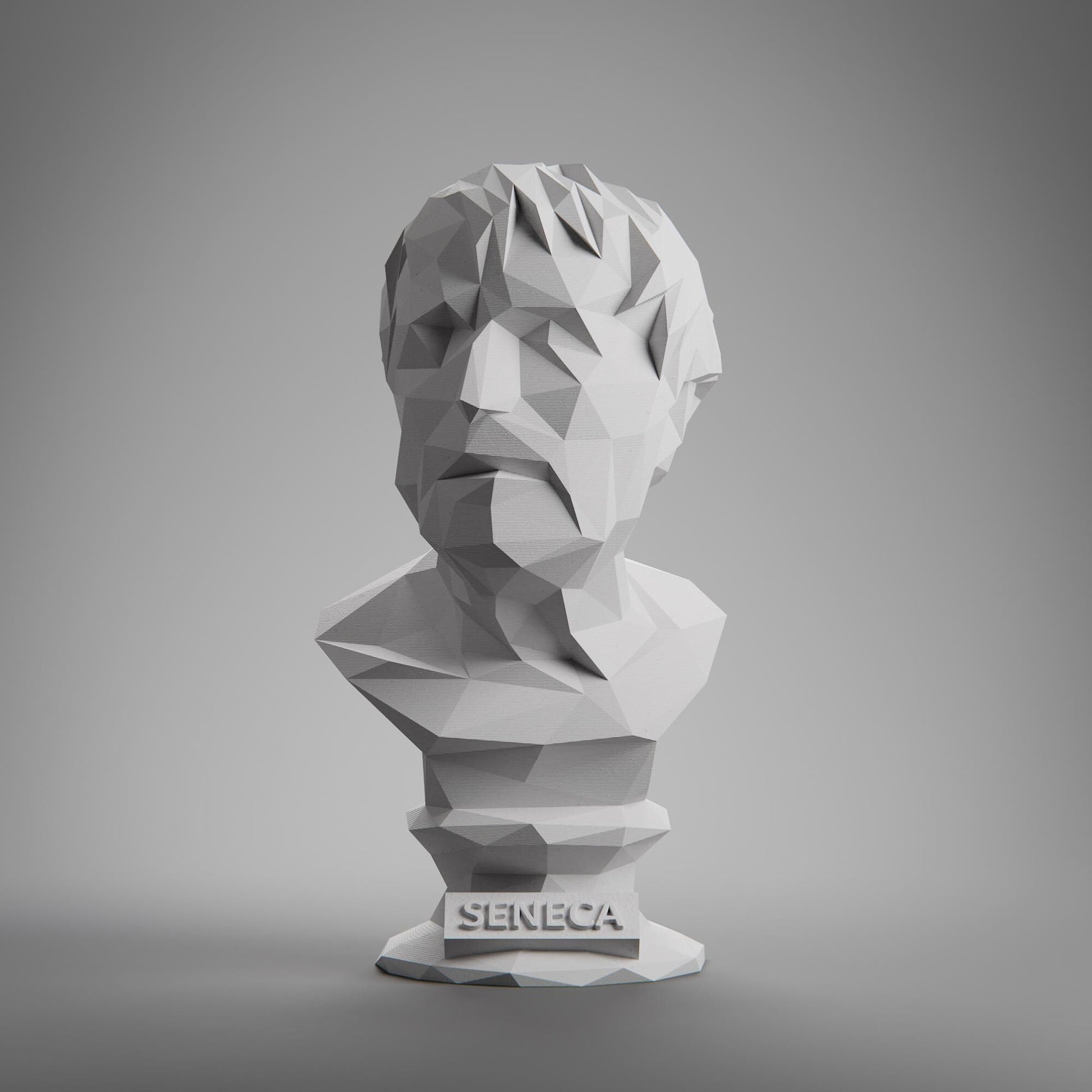 Anatolian Gift BoxStoic Set, Low Poly Bust, Greek Stoic Philosopher Sculpture, Stoic Sculpture, 3D Printed Gift, Home Decor, Office Decor
