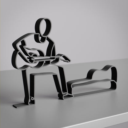 Anatolian Gift BoxStreet Musician - Customized Line Art Figure