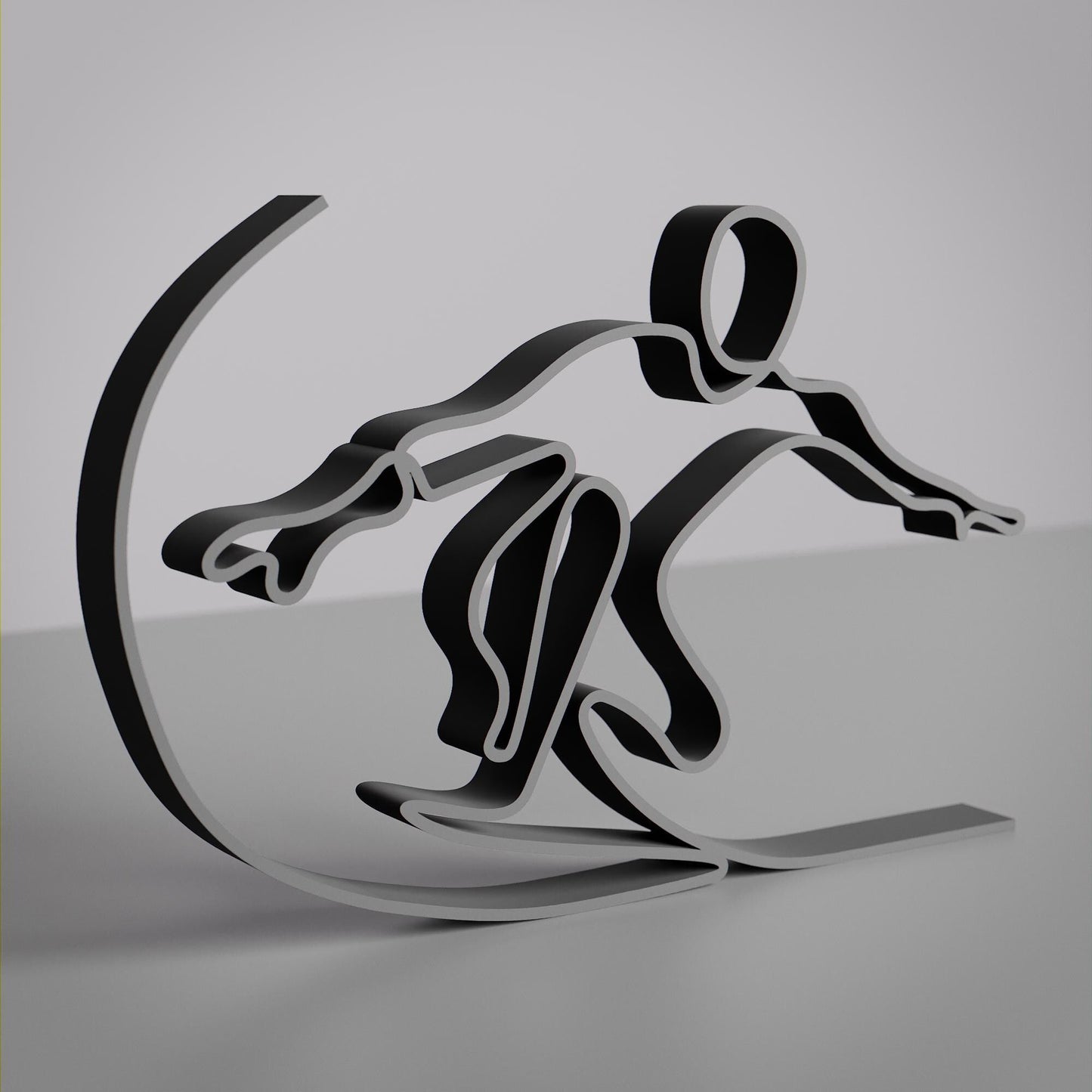 Anatolian Gift BoxSurfer - Customized Line Art Figure