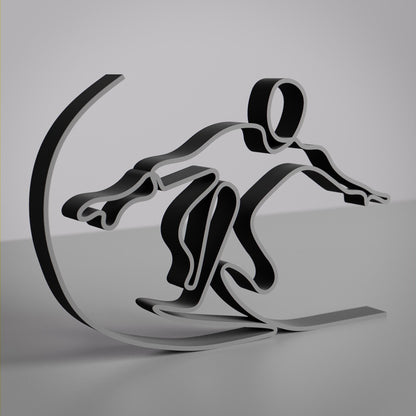 Anatolian Gift BoxSurfer - Customized Line Art Figure