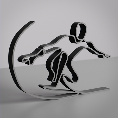 Surfer - Customized Line Art Figure