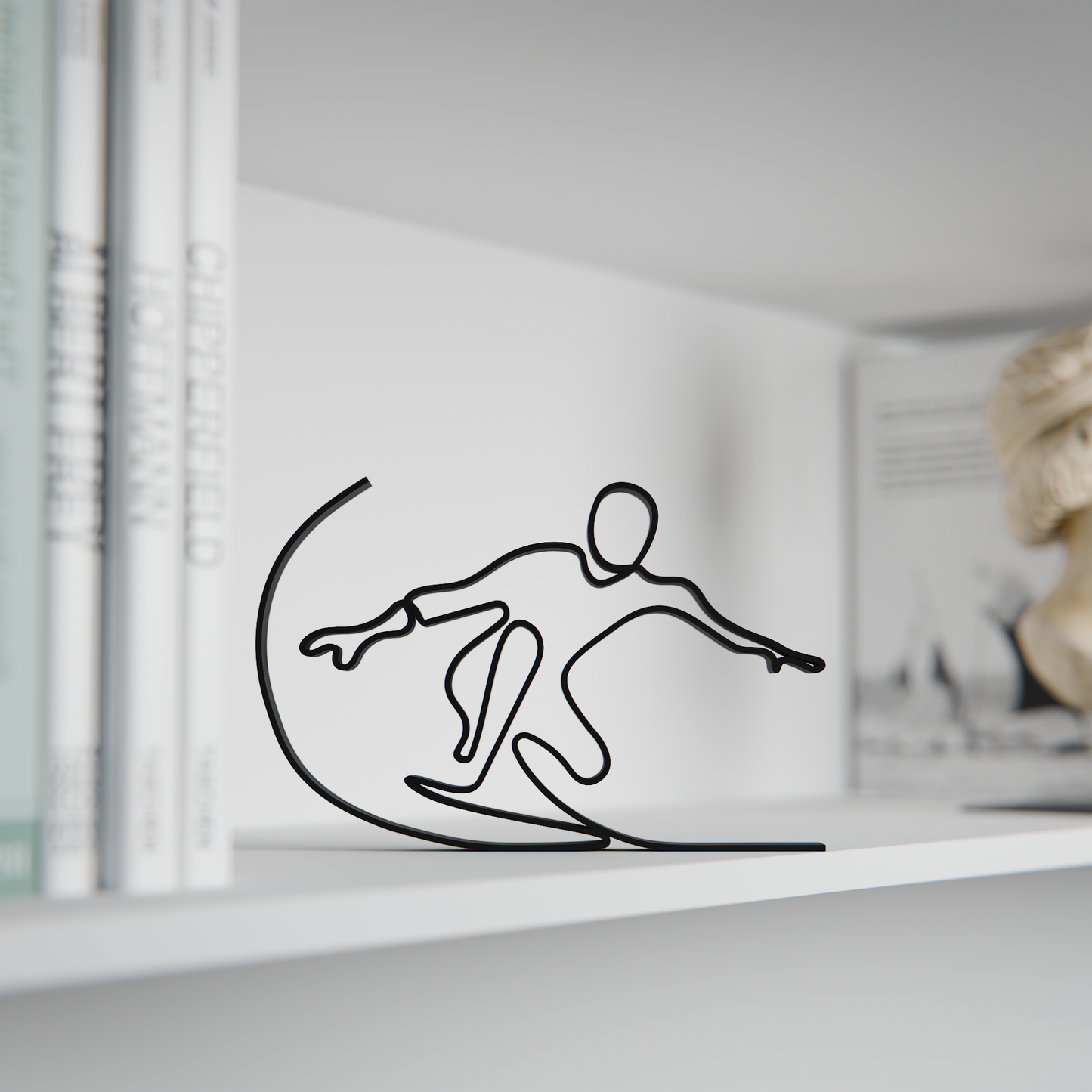 Surfer - Customized Line Art Figure