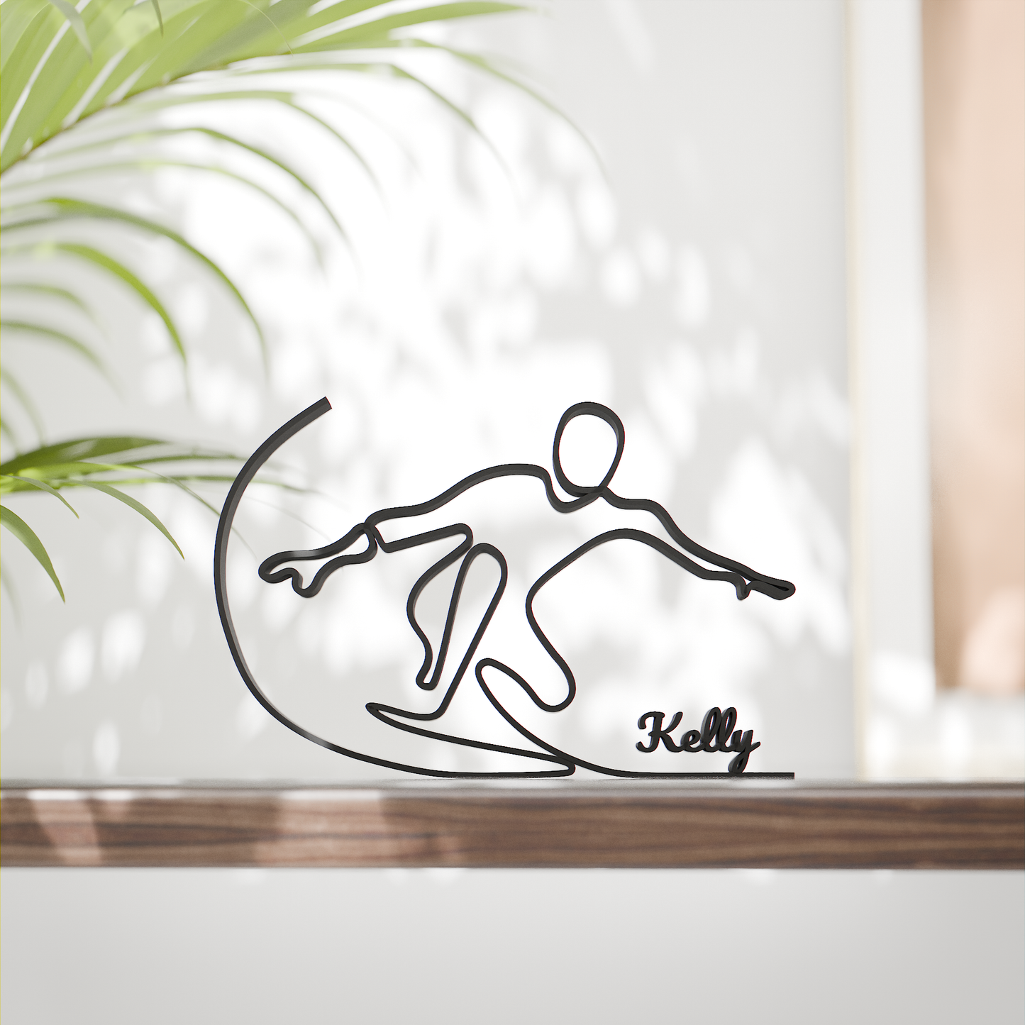 Surfer - Customized Line Art Figure