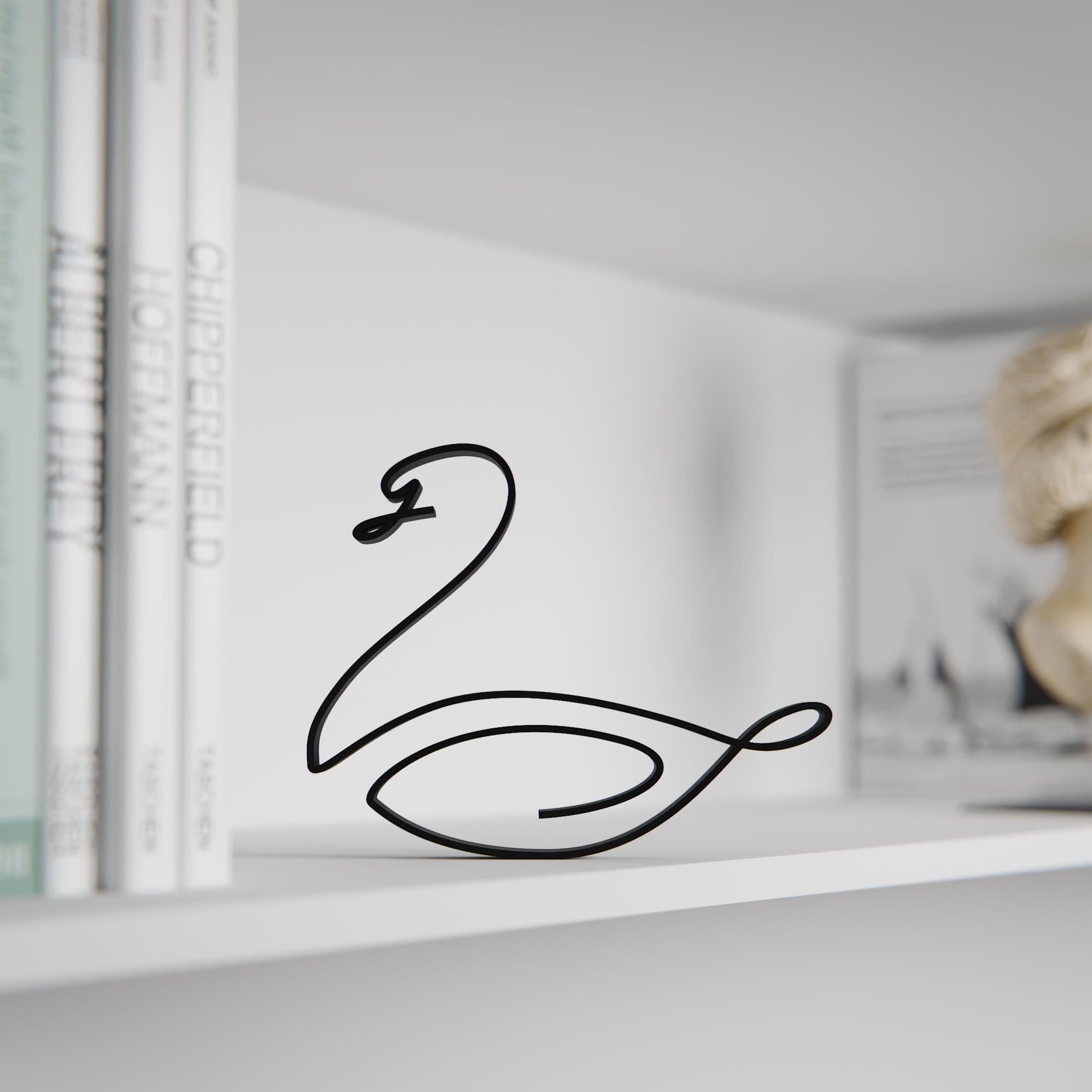 Anatolian Gift BoxSwan - Line Art Figure