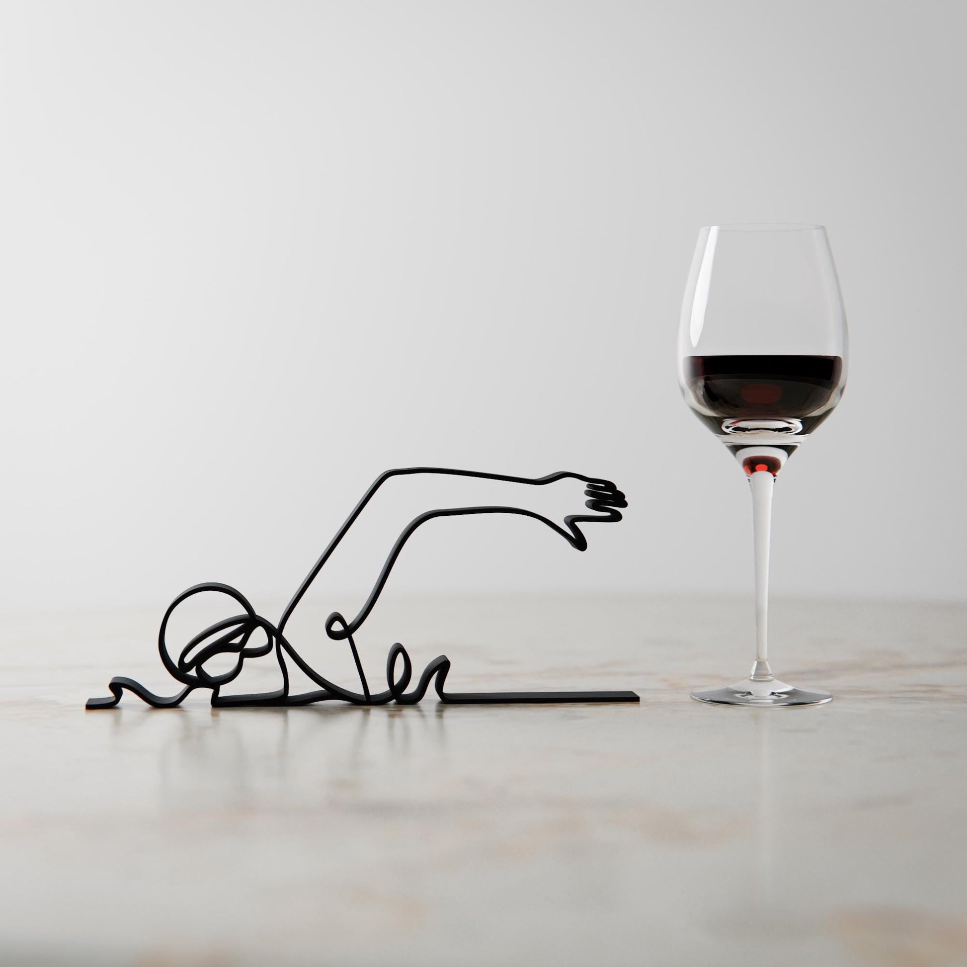 Anatolian Gift BoxSwimmer 02 - Customized Line Art Figure