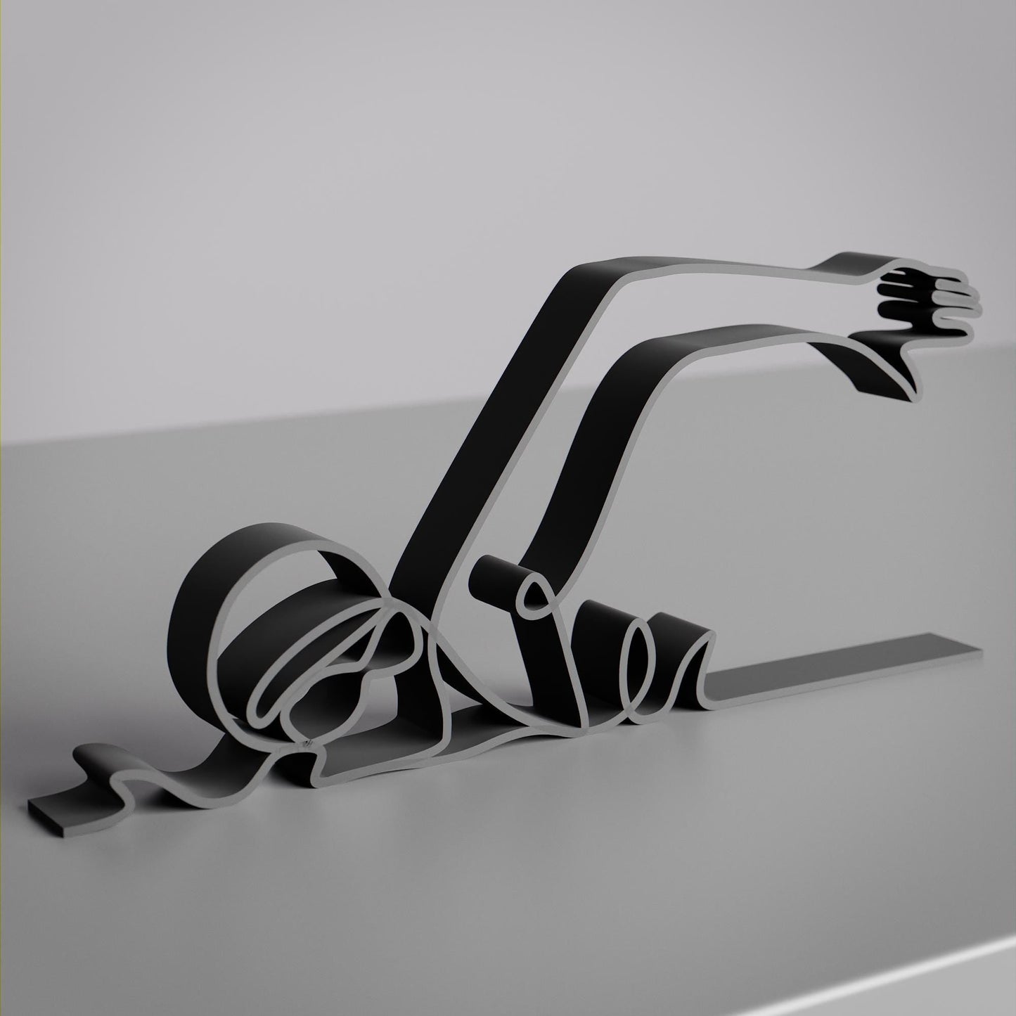 Anatolian Gift BoxSwimmer 02 - Customized Line Art Figure