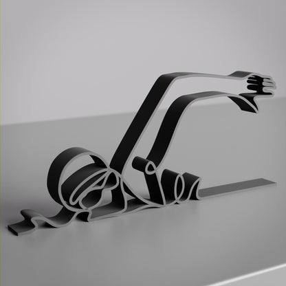 Anatolian Gift BoxSwimmer 02 - Customized Line Art Figure