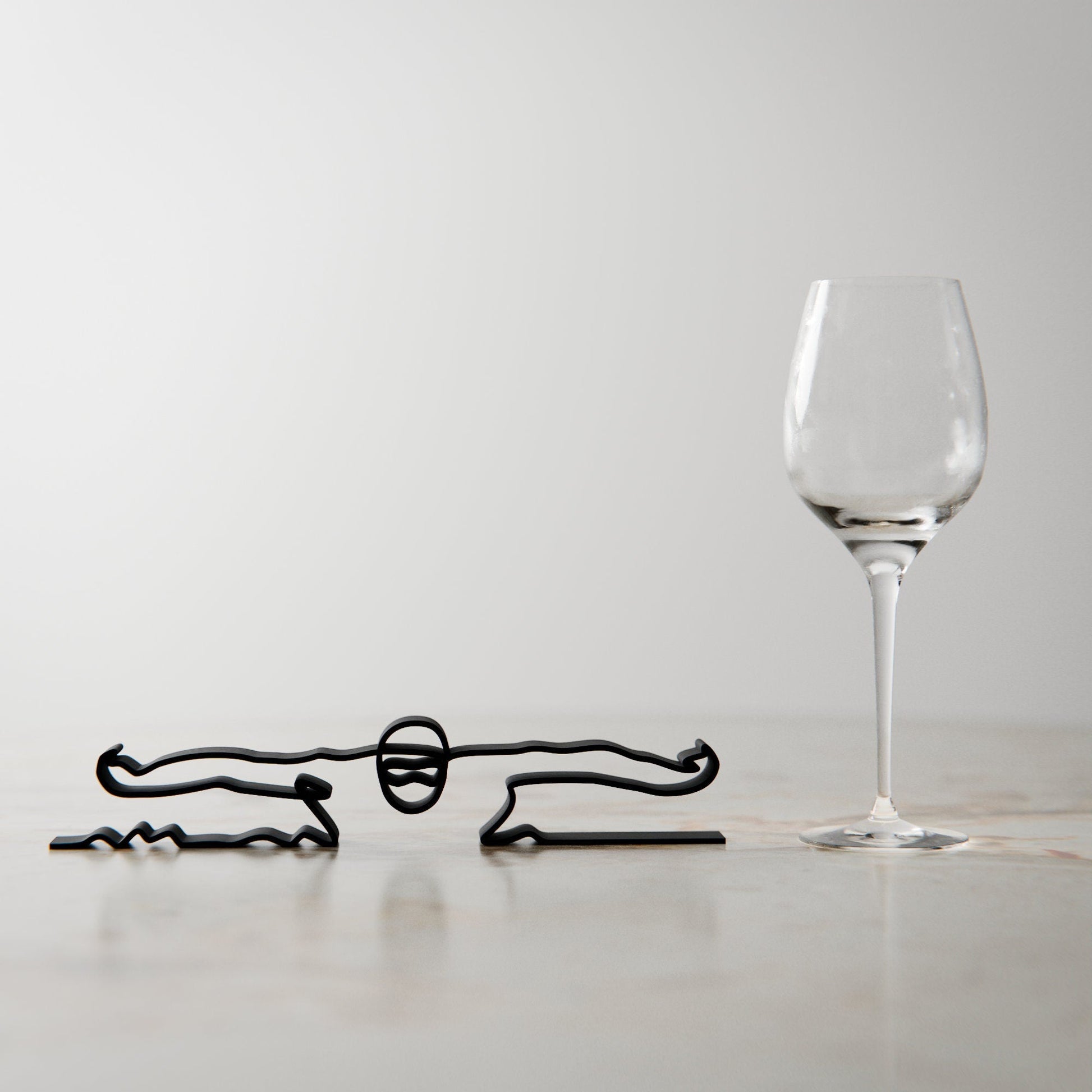 Anatolian Gift BoxSwimmer - Customized Line Art Figure