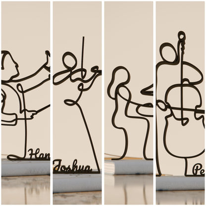 Anatolian Gift BoxSymphony Orchestra - Customized Line Art Figures