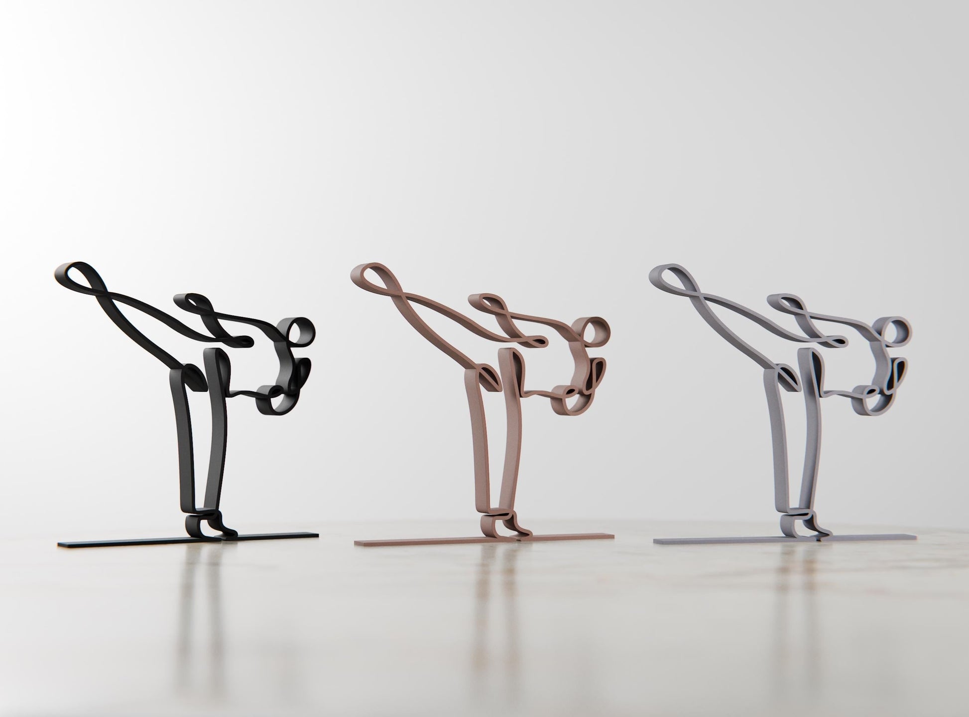 Anatolian Gift BoxTaekwondo Practitioner - Customized Line Art Figure