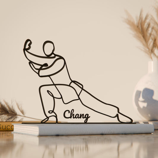Anatolian Gift BoxTai Chi Practitioner - Customized Line Art Figure