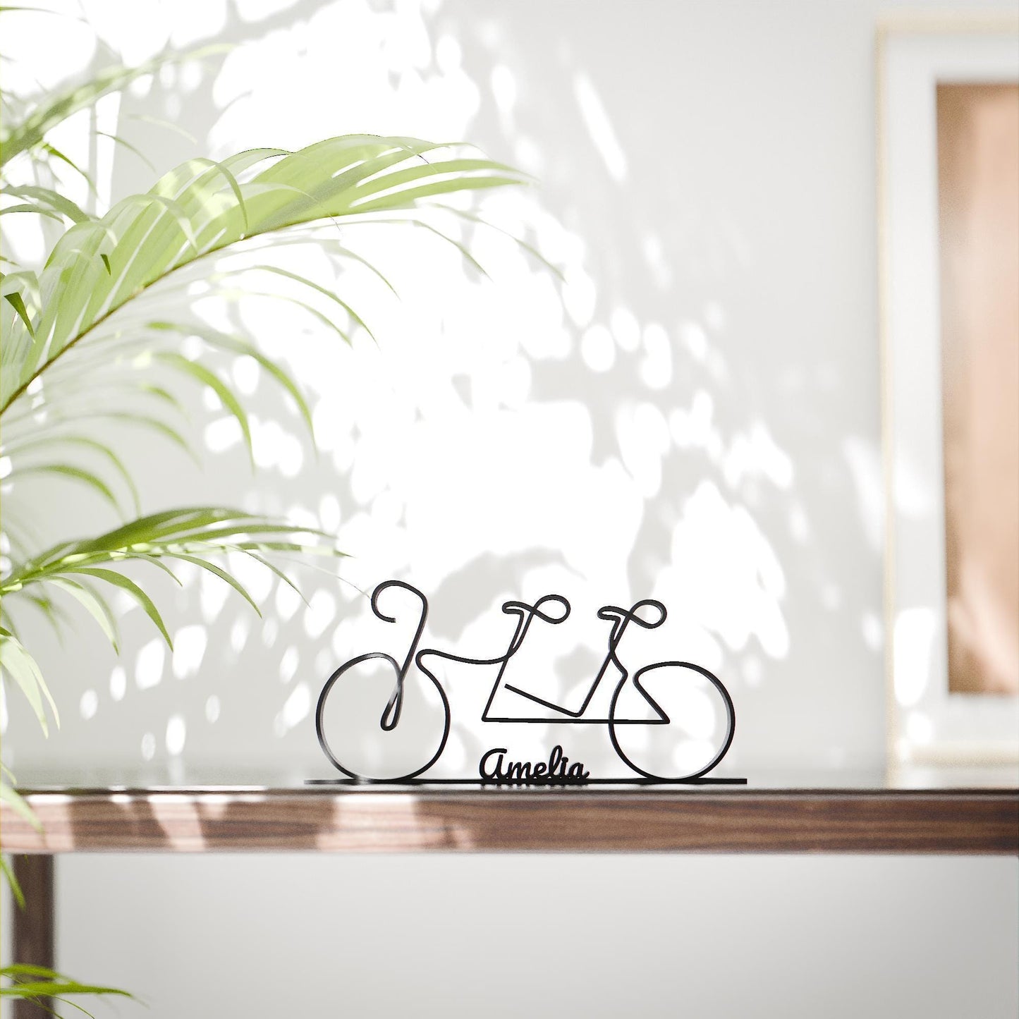Anatolian Gift BoxTandem Bicycle - Customized Line Art Figure