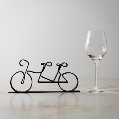 Anatolian Gift BoxTandem Bicycle - Customized Line Art Figure