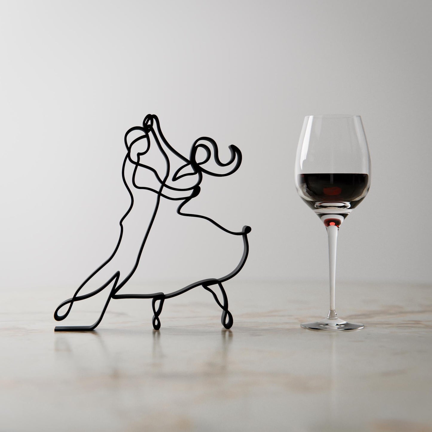 Anatolian Gift BoxTango Dancers - Line Art Figure