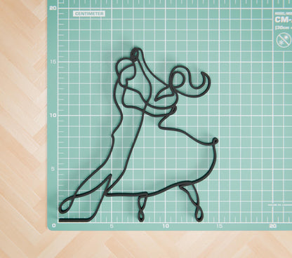 Anatolian Gift BoxTango Dancers - Line Art Figure