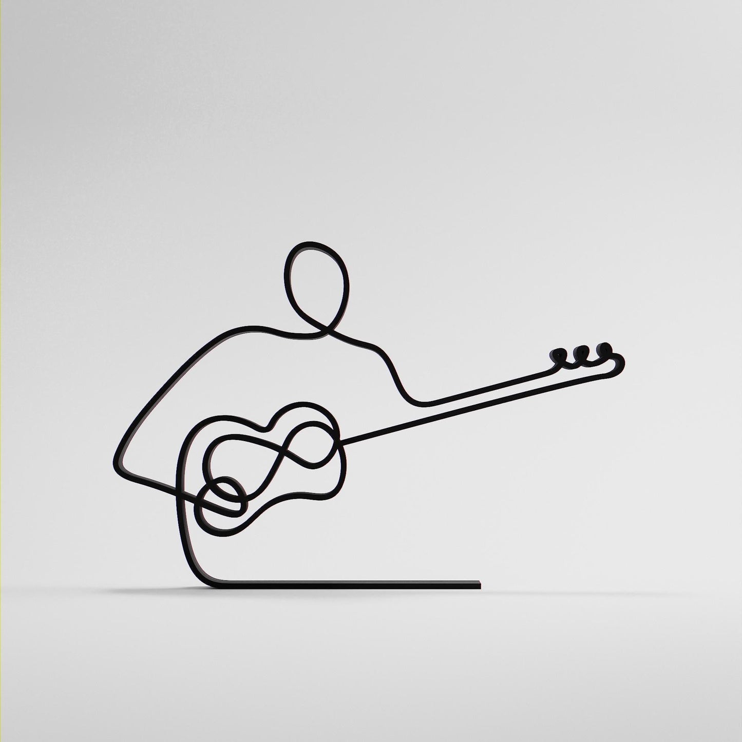 Anatolian Gift BoxTar Player - Customized Line Art Figure